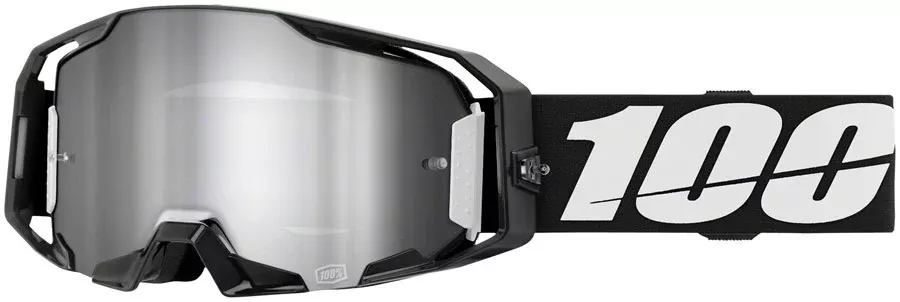 100% ARmatic Mirror Silver Flash Goggles with 3D Molded Lens