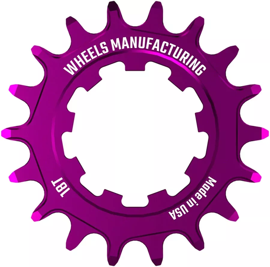 18t-purple-aluminum-single-speed-cog-solo-spline-solo-xd 18t Purple Aluminum Single Speed Cog for SOLO-SPLINE & SOLO-XD