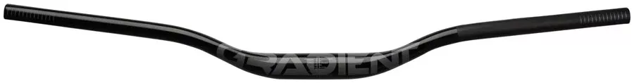 Full Speed Ahead Gradient Alloy Riser Handlebar - Aluminum, 35mm Clamp, 25mm Rise, 800mm, Black, B2